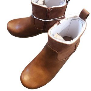 Botines de piel color carmelita Maisie Boots nuevas .
